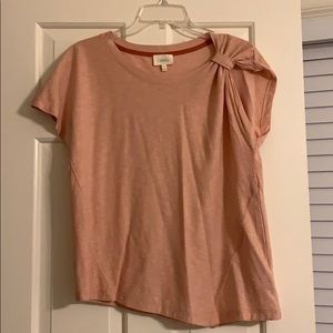 Anthropologie asymmetrical soft tee